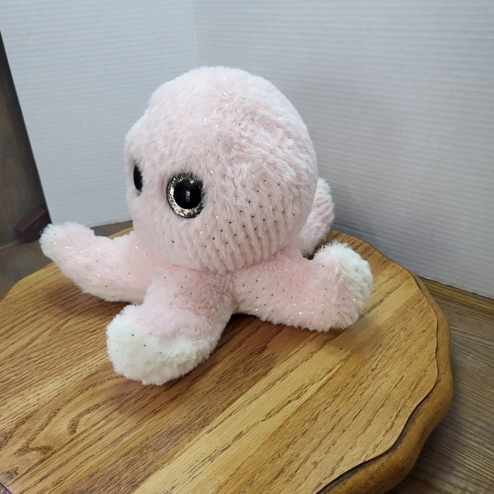 Fiesta Vernon Sea Treasures Plush Pink Octopus 7.5